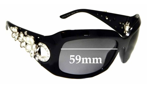Sunglass Fix Replacement Lenses for Bvlgari 856-B - 59mm Wide 