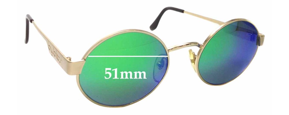 Sunglass Fix Replacement Lenses for Byblos B513 - 51mm Wide
