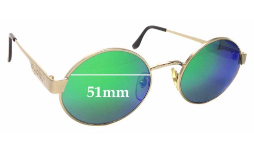 Sunglass Fix Replacement Lenses for Byblos B513 - 51mm Wide 