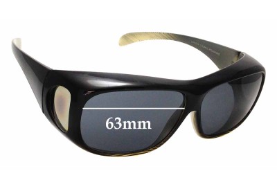 Cancer Council Jervis Replacement Lenses 63mm wide 