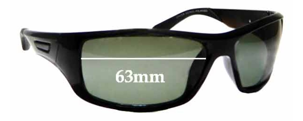 Sunglass Fix Replacement Lenses for The Cancer Council Australia Burleigh - 63mm wide