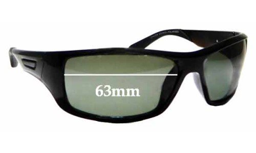 Sunglass Fix Replacement Lenses for Cancer Council Burleigh - 63mm Wide 