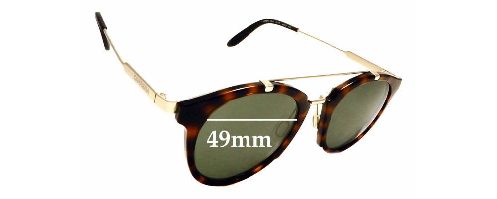 Sunglass Fix Replacement Lenses for Carrera 126/S - 49mm Wide
