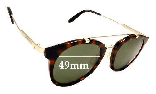 Sunglass Fix Replacement Lenses for Carrera 126/S - 49mm Wide 