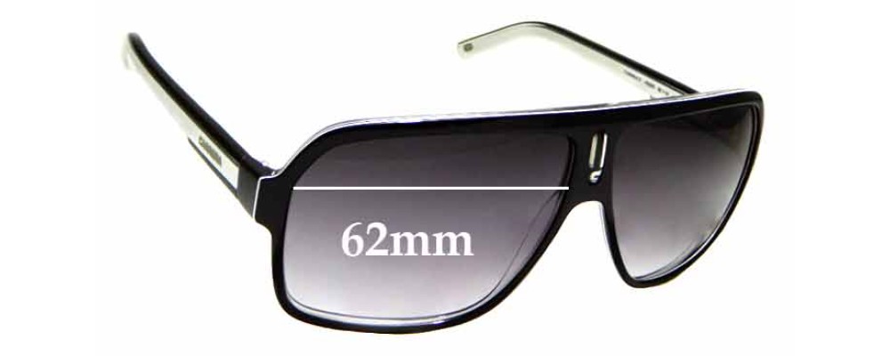 Sunglass Fix Replacement Lenses for Carrera 27 - 62mm Wide