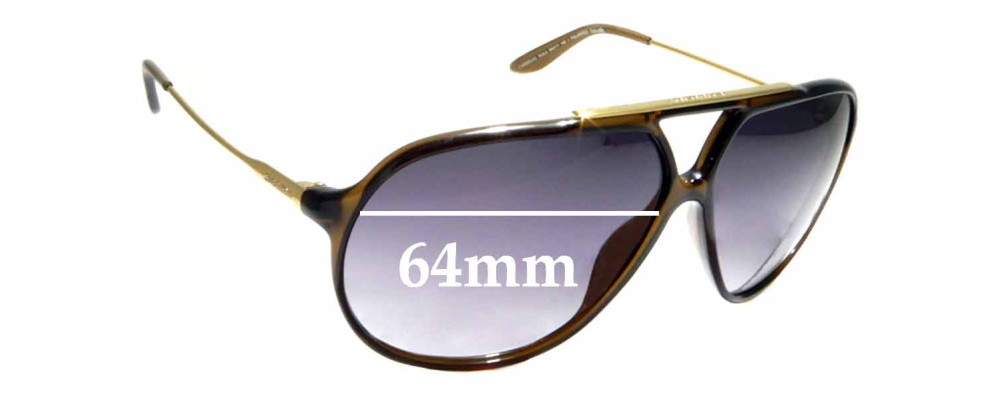 Sunglass Fix Replacement Lenses for Carrera 82 - 64mm Wide