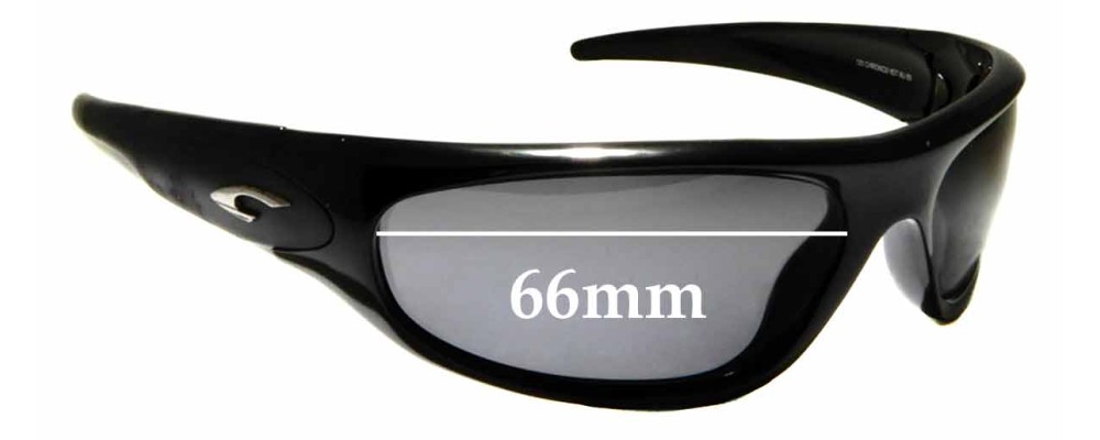 Sunglass Fix Replacement Lenses for Carrera Chronos - 66mm Wide