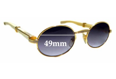 Cartier Giverny Replacement Lenses 49mm wide 