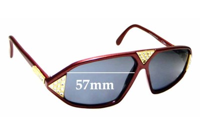 Cazal MOD 199 Replacement Lenses 57mm wide 