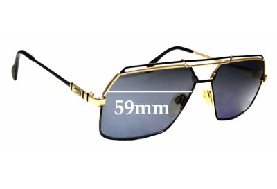Cazal MOD 734 Verres de Remplacement 59mm wide 