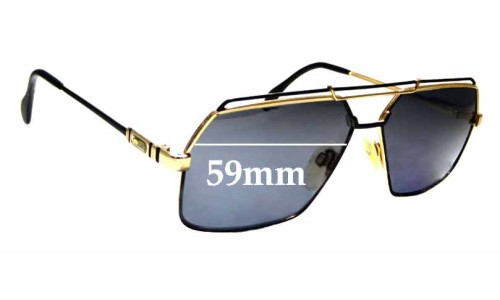 Cazal MOD 734 Lentes de Repuesto 59mm wide 
