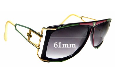 Cazal MOD 866 Verres de Remplacement 61mm wide 