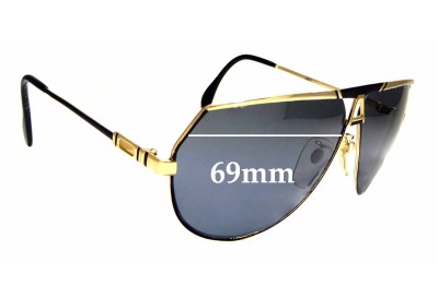 Cazal MOD 953 Verres de Remplacement 69mm wide 