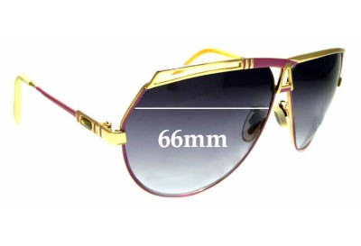 Cazal MOD 954 Verres de Remplacement 66mm wide 