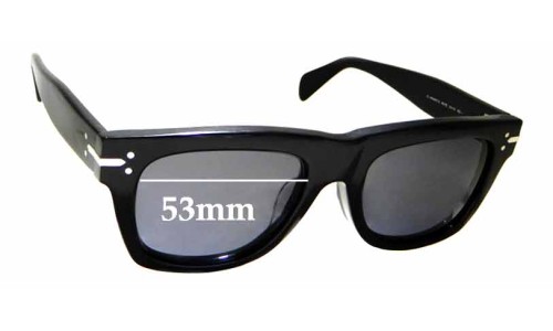 Celine CL41046/F/S Replacement Lenses 53mm wide 