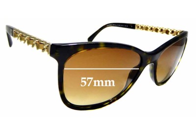 Chanel 5260-Q Replacement Lenses 57mm wide 