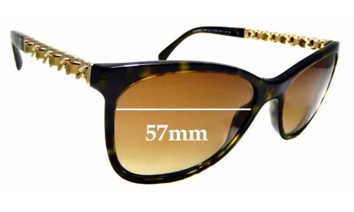 Sunglass Fix Replacement Lenses for Chanel 5260-Q - 57mm Wide 