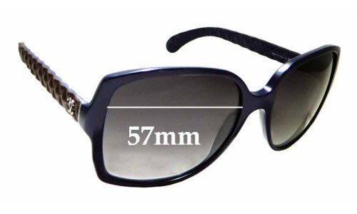 Sunglass Fix Replacement Lenses for Chanel 5289-Q - 57mm Wide 