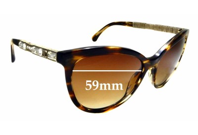Chanel 5307-B Replacement Lenses 59mm wide 