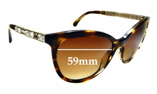 Sunglass Fix Replacement Lenses for Chanel 5307-B - 59mm Wide 