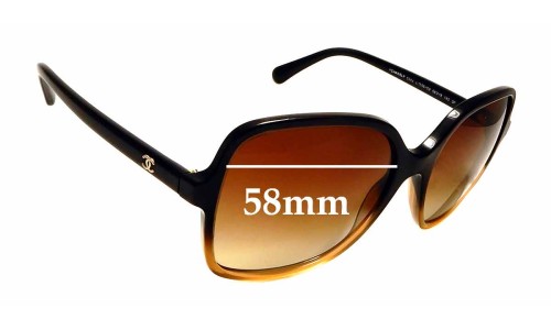 Sunglass Fix Replacement Lenses for Chanel 5349 - 58mm Wide 