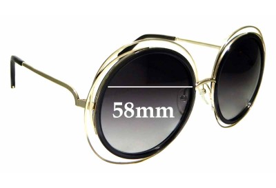 Chloe CE 120S Replacement Lenses 58mm wide 