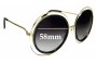 Sunglass Fix Replacement Lenses for Chloe CE 120S - 58mm Wide 