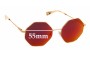 Sunglass Fix Ersatzgläser für Chloe CE 2134S - 55mm Wide 
