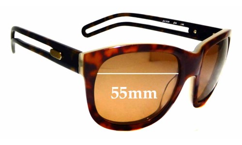 Sunglass Fix Replacement Lenses for Chloe CL 2124 - 55mm Wide 