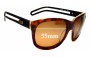 Sunglass Fix Replacement Lenses for Chloe CL 2124 - 55mm Wide 