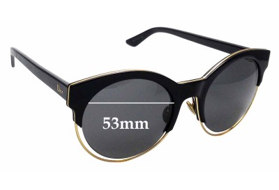 Christian Dior Sideral 1 Replacement Lenses 53mm wide 