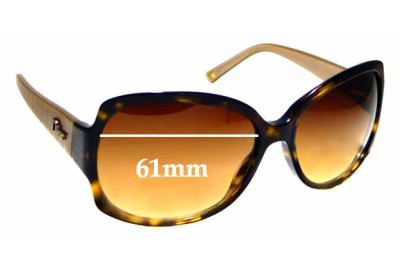 Christian Dior Granville1 Replacement Lenses 61mm wide 