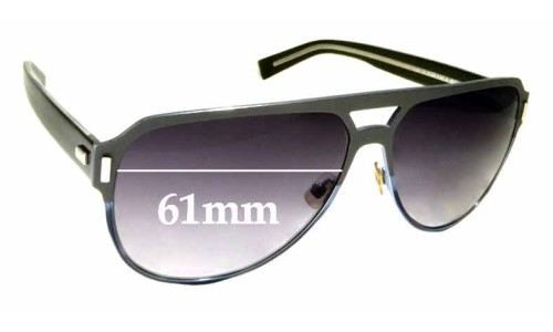 Sunglass Fix Verres de Remplacement pour Christian Dior Homme Black Tie 2.0SD - 61mm Wide Sunglass Fix Verres de Remplacement pour Christian Dior Homme Black Tie 2.0SD - 61mm Wide