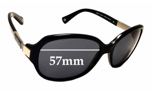 Sunglass Fix Replacement Lenses for Coach HC8039 Annette - 57mm Wide 