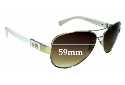 Coach HC7047 Cristina Replacement Lenses 59mm wide 