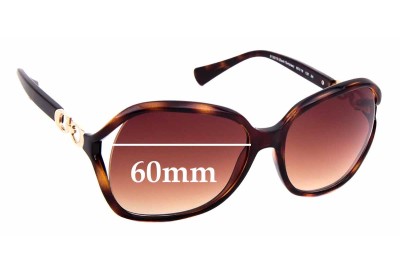 Coach HC8145 Replacement Lenses 60mm wide 