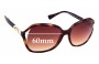 Sunglass Fix Replacement Lenses for Coach HC8145 - 60mm Wide 