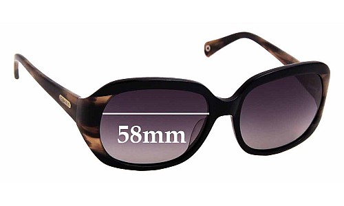 Sunglass Fix Replacement Lenses for Coach S2006 - 58mm Wide 