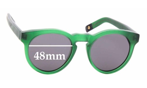 Sunglass Fix Replacement Lenses for Dick Moby LHR - 48mm Wide 