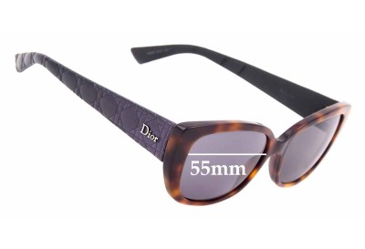 Christian Dior Lady 2R Replacement Lenses 55mm wide 