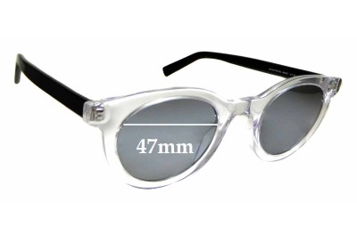 Christian Dior Black Tie 218S Replacement Lenses 47mm wide 
