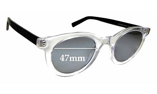 Sunglass Fix Replacement Lenses for Christian Dior Black Tie 218S - 47mm Wide 