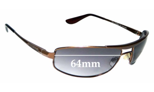 Sunglass Fix Replacement Lenses for Dirty Dog Ace - 64mm Wide 