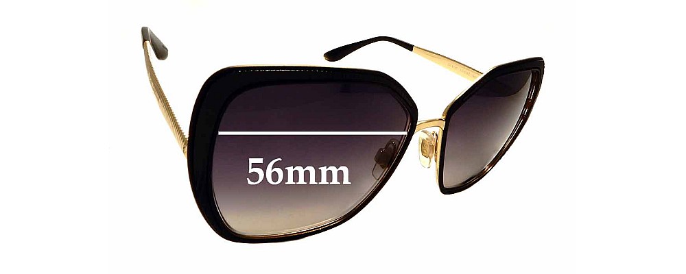 Sunglass Fix Replacement Lenses for Dolce & Gabbana DG2197 - 56mm Wide