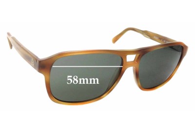 Dunhill D3001 Replacement Lenses 58mm wide 