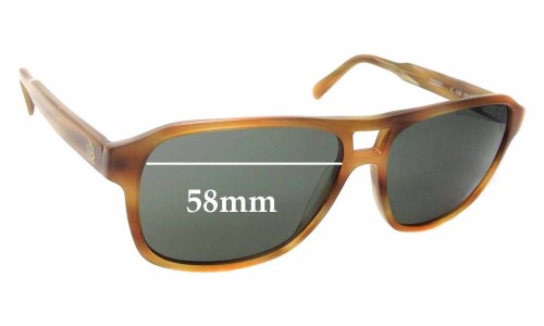 Sunglass Fix Replacement Lenses for Dunhill D3001 - 58mm Wide 