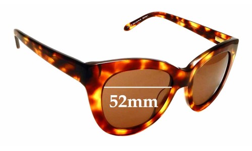 Sunglass Fix Replacement Lenses for Ellery Sun Rx 04 - 52mm Wide 