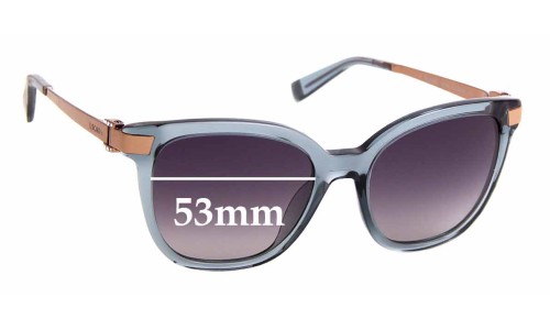 Sunglass Fix Replacement Lenses for Escada  SES 493S - 53mm Wide 