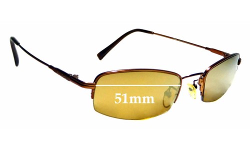 Sunglass Fix Replacement Lenses for Fedo   FD110 - 51mm Wide 