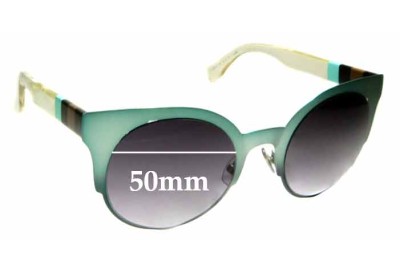 Fendi FF 0080/S Replacement Lenses 50mm wide 